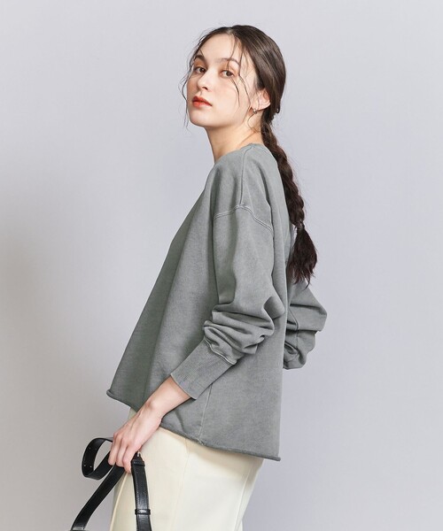 BEAUTY&YOUTH UNITED ARROWS（ビューティーアンドユースユナイテッドアローズ）の「【WEB限定】ピグメント スウェットプルオーバー（スウェット・レディース・ライトブルー/グレー/オフホワイト/オレンジ・FREE）」の12枚目の写真
