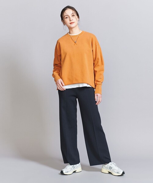 BEAUTY&YOUTH UNITED ARROWS（ビューティーアンドユースユナイテッドアローズ）の「【WEB限定】ピグメント スウェットプルオーバー（スウェット・レディース・ライトブルー/グレー/オフホワイト/オレンジ・FREE）」の16枚目の写真
