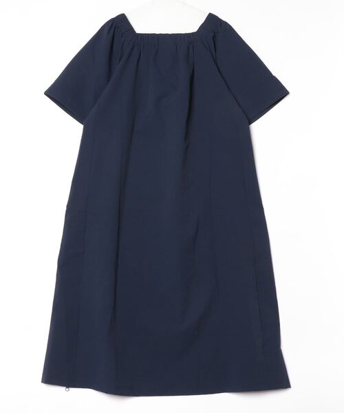 THOUSAND MILE(サウザンドマイル)の「【THOUSAND MILE】GATHERED DRESS SEERSUCKER /ギャザードレス シアサッカー(ワンピース・レディース・ブラック/オリーブ/ネイビー・FREE)」の15枚目の写真