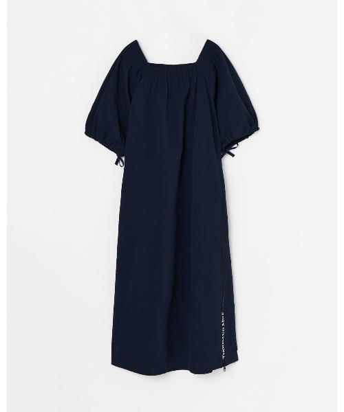 THOUSAND MILE(サウザンドマイル)の「【THOUSAND MILE】GATHERED DRESS SEERSUCKER /ギャザードレス シアサッカー(ワンピース・レディース・ブラック/オリーブ/ネイビー・FREE)」の8枚目の写真