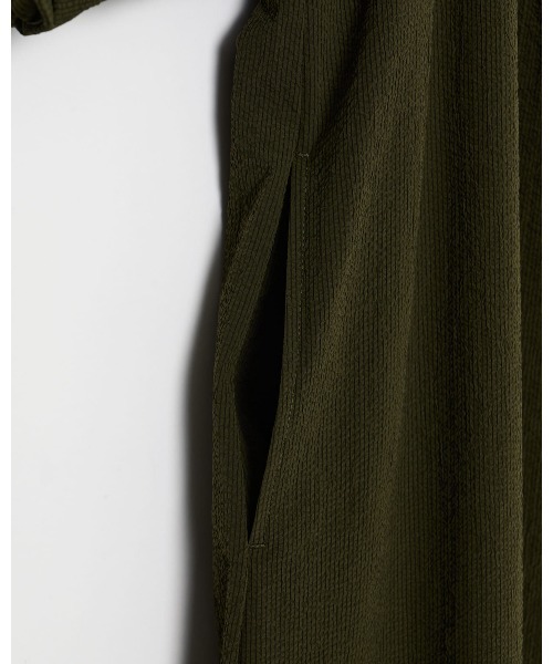 THOUSAND MILE(サウザンドマイル)の「【THOUSAND MILE】GATHERED DRESS SEERSUCKER /ギャザードレス シアサッカー(ワンピース・レディース・ブラック/オリーブ/ネイビー・FREE)」の13枚目の写真