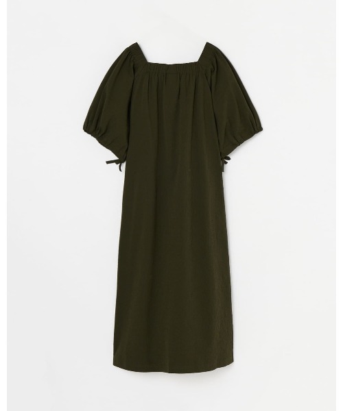 THOUSAND MILE(サウザンドマイル)の「【THOUSAND MILE】GATHERED DRESS SEERSUCKER /ギャザードレス シアサッカー(ワンピース・レディース・ブラック/オリーブ/ネイビー・FREE)」の14枚目の写真