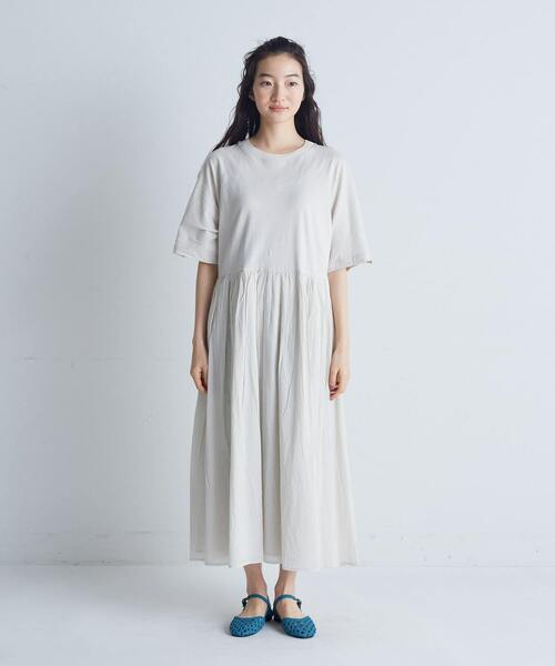 conges payes ADIEU TRISTESSE（コンジェ ペイエ アデュートリステス）の「◆2重布帛ドルマンスリーブワンピース（ワンピース・レディース・ブラック/ライトグレー/ブラウン/レッド・FREE）」の8枚目の写真