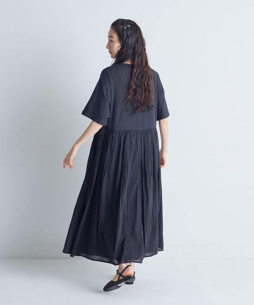 conges payes ADIEU TRISTESSE（コンジェ ペイエ アデュートリステス）の「◆2重布帛ドルマンスリーブワンピース（ワンピース・レディース・ブラック/ライトグレー/ブラウン/レッド・FREE）」の20枚目の写真