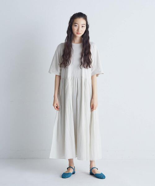 conges payes ADIEU TRISTESSE（コンジェ ペイエ アデュートリステス）の「◆2重布帛ドルマンスリーブワンピース（ワンピース・レディース・ブラック/ライトグレー/ブラウン/レッド・FREE）」の3枚目の写真