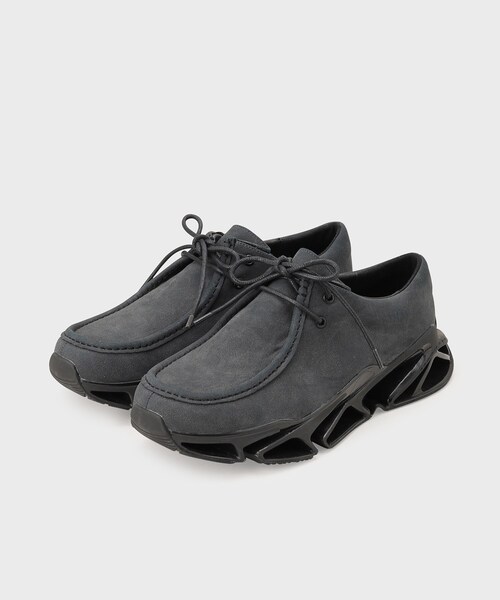 tk.TAKEO KIKUCHI(ティーケータケオキクチ)の「チロリアンアクションソールスニーカー(スニーカー・メンズ・チャコールグレー/ブラック・75/65/55)」の7枚目の写真