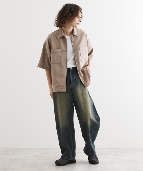 tk.TAKEO KIKUCHI(ティーケータケオキクチ)の「チロリアンアクションソールスニーカー(スニーカー・メンズ・チャコールグレー/ブラック・75/65/55)」の6枚目の写真