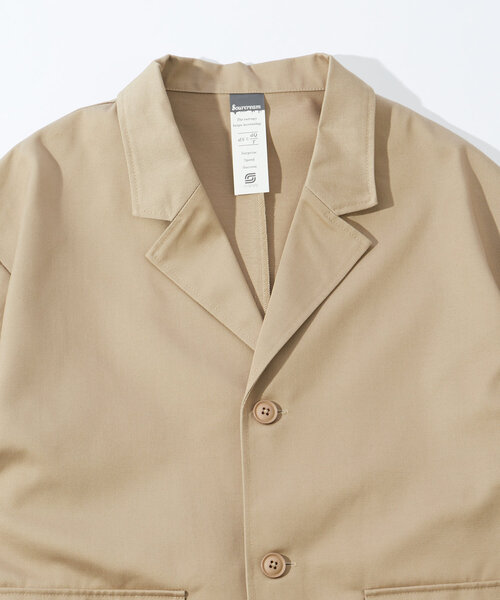Sourcream(サワークリーム)の「セットアップ対応【Sourcream/サワークリーム】ツイルテーラードジャケット(テーラードジャケット・メンズ・チャコールグレー/ブラック/ベージュ・FREE)」の20枚目の写真