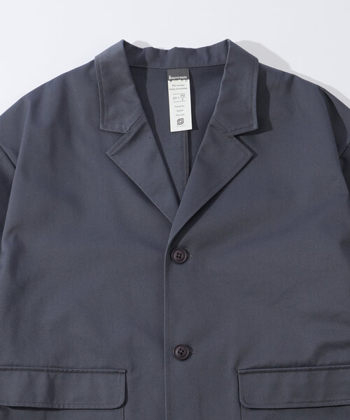Sourcream(サワークリーム)の「セットアップ対応【Sourcream/サワークリーム】ツイルテーラードジャケット(テーラードジャケット・メンズ・チャコールグレー/ブラック/ベージュ・FREE)」の18枚目の写真