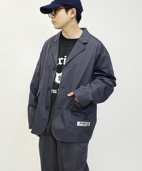 Sourcream(サワークリーム)の「セットアップ対応【Sourcream/サワークリーム】ツイルテーラードジャケット(テーラードジャケット・メンズ・チャコールグレー/ブラック/ベージュ・FREE)」の7枚目の写真