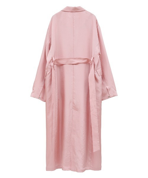 CLANE（クラネ）の「BRIGHT GOWN COAT（チェスターコート・レディース・ピンク/ブラウン/アイボリー・FREE）」の20枚目の写真