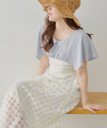 Another Branch olive des olive | 細見えが叶う、シアーコルセットワンピース(ワンピース)