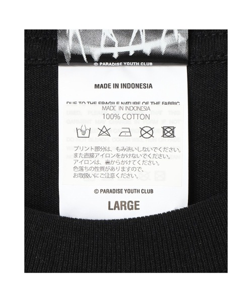 styles(スタイルス)の「PARADISE YOUTH CLUB FIGURE TEE 5380104(Tシャツ/カットソー・メンズ・ブラック/ホワイト・M/L)」の10枚目の写真