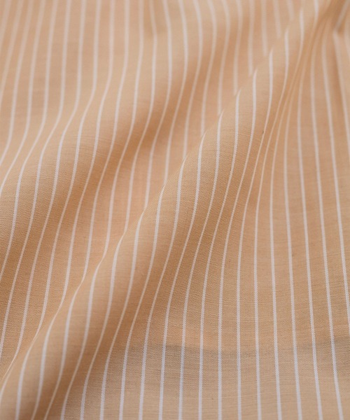 VIS（ビス）の「【防シワ/接触冷感/洗える】ボリュームスリーブショート丈シアーシャツ（シャツ/ブラウス・レディース・ホワイト/オレンジ系その他/サックスブルー・FREE）」の12枚目の写真