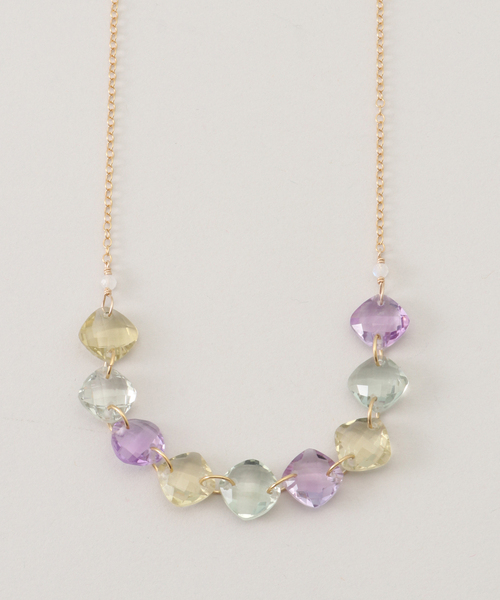 CITYSHOP（シティーショップ）の「Mounir MULTI CUSHION CUT GEMSTONE ネックレス（ネックレス・レディース・その他2・FREE）」の2枚目の写真