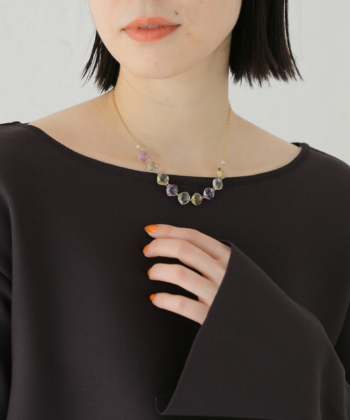 CITYSHOP（シティーショップ）の「Mounir MULTI CUSHION CUT GEMSTONE ネックレス（ネックレス・レディース・その他2・FREE）」の9枚目の写真