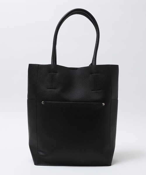 SHIPS シップス オールレザー シボ革 トートバッグ 黒 肩掛け A4 美品✨ SHIPS 牛革 シボ革 トートバッグ A4収納可 黒 - メルカリ