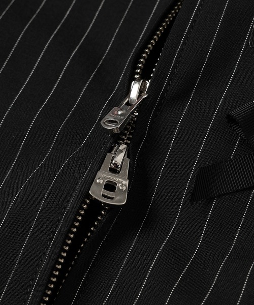 TAKAHIROMIYASHITATheSoloIst.(タカヒロミヤシタザソロイスト)の「zip up brit jacket.(black ribbons)(その他アウター・メンズ・ブラック×ホワイト・46)」の5枚目の写真