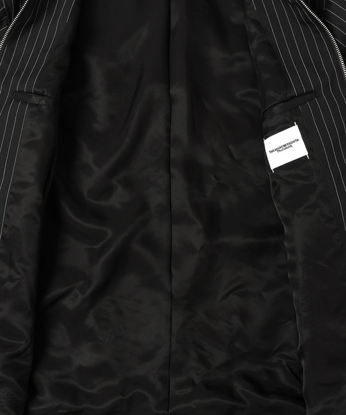 TAKAHIROMIYASHITATheSoloIst.(タカヒロミヤシタザソロイスト)の「zip up brit jacket.(black ribbons)(その他アウター・メンズ・ブラック×ホワイト・46)」の7枚目の写真