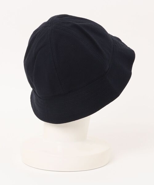 FRED PERRY(フレッドペリー)の「Seersucker Bucket Hat/シアサッカーバケットハット(ハット・メンズ・ネイビー・L)」の9枚目の写真