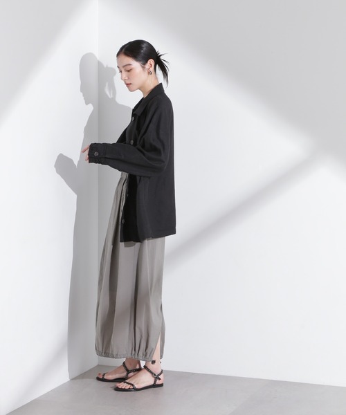 セール】ポイントレースサファリジャケット（テーラードジャケット