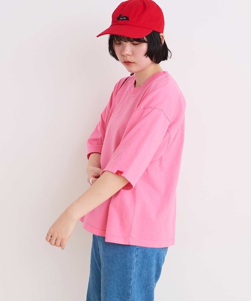 I am I in fact...（アイアムアイインファクト）の「run rabbit 刺繍キャップ（キャップ・レディース・レッド/ネイビー・FREE）」の17枚目の写真