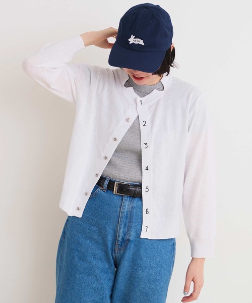 I am I in fact...（アイアムアイインファクト）の「run rabbit 刺繍キャップ（キャップ・レディース・レッド/ネイビー・FREE）」の14枚目の写真