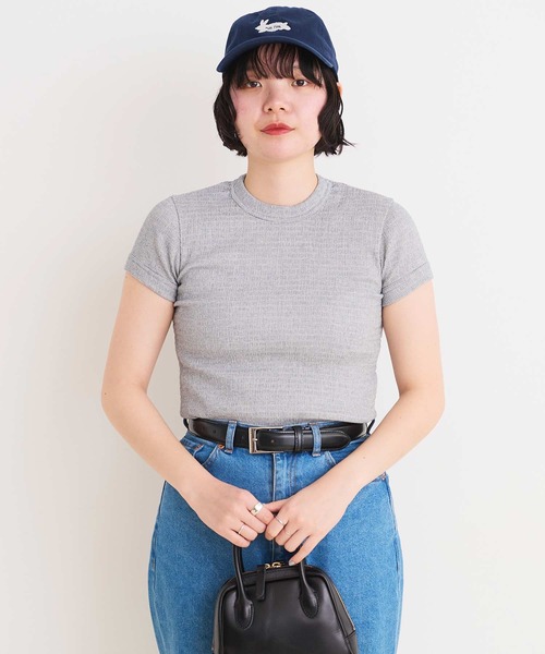 I am I in fact...（アイアムアイインファクト）の「run rabbit 刺繍キャップ（キャップ・レディース・レッド/ネイビー・FREE）」の15枚目の写真