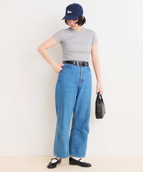 I am I in fact...（アイアムアイインファクト）の「run rabbit 刺繍キャップ（キャップ・レディース・レッド/ネイビー・FREE）」の16枚目の写真