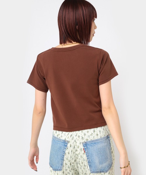 RNA(アールエヌエー)の「M2459 BUSHYDEMONチビT(Tシャツ/カットソー・レディース・ブラウン/ホワイト/ライトブルー・MEDIUM)」の20枚目の写真