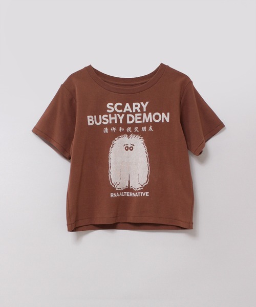 RNA(アールエヌエー)の「M2459 BUSHYDEMONチビT(Tシャツ/カットソー・レディース・ブラウン/ホワイト/ライトブルー・MEDIUM)」の19枚目の写真