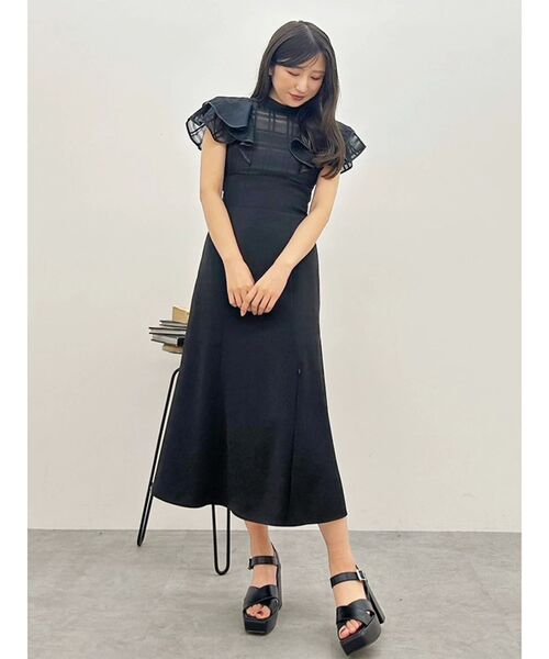 【数量限定，低価】 「MERCURYDUO」 半袖ワンピース SMALL ベージュ レディース