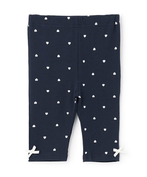 petit main(プティマイン)の「【プティプラ】GIRLS7分丈レギンス(レギンス/スパッツ・キッズ・ドット/ネイビー/ライトピンク/ブラック/アイボリー/チャコール/ブルー/クリーム・130cm/90cm/100cm/110cm/120cm/80cm)」の5枚目の写真