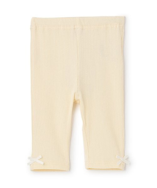 petit main(プティマイン)の「【プティプラ】GIRLS7分丈レギンス(レギンス/スパッツ・キッズ・ドット/ネイビー/ライトピンク/ブラック/アイボリー/チャコール/ブルー/クリーム・130cm/90cm/100cm/110cm/120cm/80cm)」の4枚目の写真