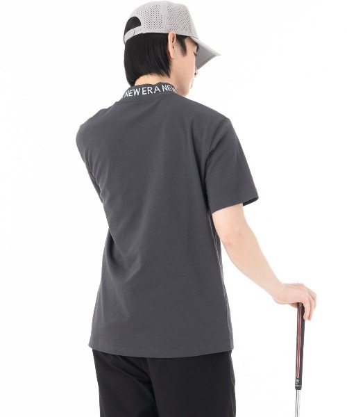 【新品未使用タグ付】ニューエラ ゴルフウェア半袖 ミッドネック Tシャツ NEW ERA tシャツ GOLF/ニューエラゴルフ 半袖Tシャツ ミッド