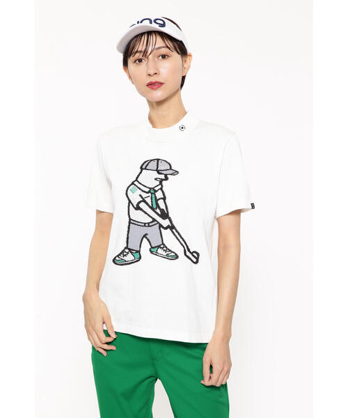 セール】【PING APPAREL】Mr.PINGジャガード半袖ハイネック