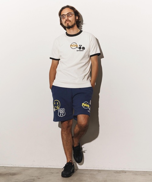 seventy seven(セブンティセブン)の「mp13508-middle onz sweat short pants (77mix) ショートパンツ(その他パンツ・メンズ・インディゴブルー/ブラック/アッシュ・S/M/L/XL)」の16枚目の写真