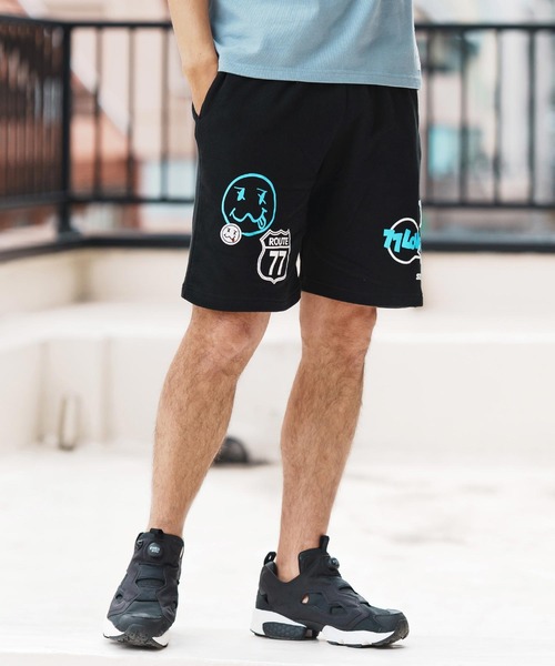 seventy seven(セブンティセブン)の「mp13508-middle onz sweat short pants (77mix) ショートパンツ(その他パンツ・メンズ・インディゴブルー/ブラック/アッシュ・S/M/L/XL)」の17枚目の写真