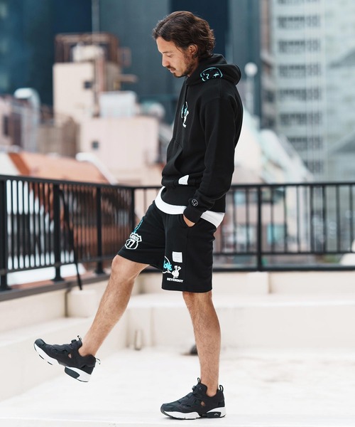 seventy seven(セブンティセブン)の「mp13508-middle onz sweat short pants (77mix) ショートパンツ(その他パンツ・メンズ・インディゴブルー/ブラック/アッシュ・S/M/L/XL)」の22枚目の写真