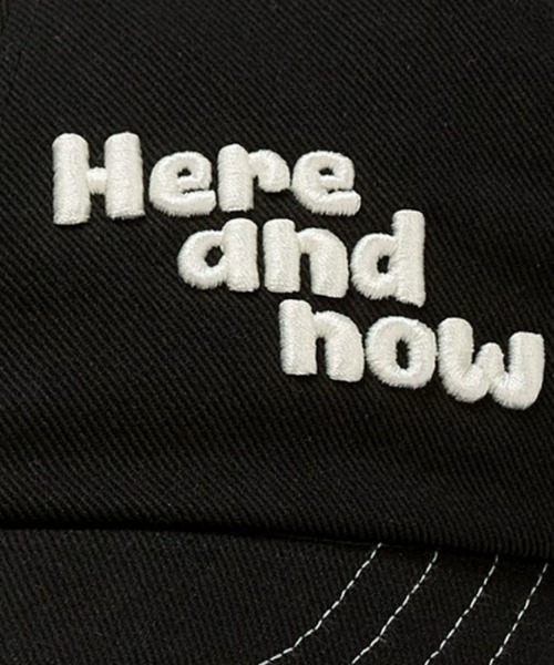elldu(エルドゥ)の「「elldu/エルドゥ」Here and now stitch Ball cap ステッチボールキャップ ユニセックス(キャップ・レディース・ネイビー/ブラック・FREE)」の8枚目の写真