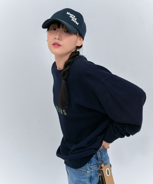 elldu(エルドゥ)の「「elldu/エルドゥ」Here and now stitch Ball cap ステッチボールキャップ ユニセックス(キャップ・レディース・ネイビー/ブラック・FREE)」の15枚目の写真