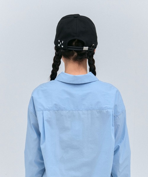 elldu(エルドゥ)の「「elldu/エルドゥ」Here and now stitch Ball cap ステッチボールキャップ ユニセックス(キャップ・レディース・ネイビー/ブラック・FREE)」の4枚目の写真