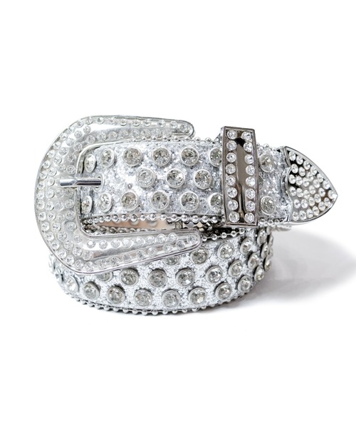 GALLIS ADDICTION（ガリスアディクション）の「GA GILAGILA STONE BELT（ベルト・メンズ・ホワイト/ピンク/ブラック/ブラック系2/ブルー/シルバー・FREE）」の6枚目の写真