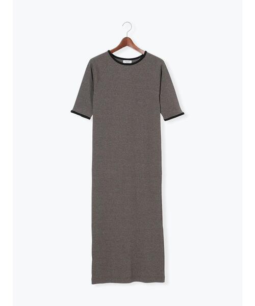 Te chichi TERRASSE（テチチテラス）の「配色リブカットワンピース（ワンピース・レディース・モカ/グレー/ブラック・F）」の10枚目の写真