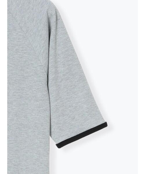 Te chichi TERRASSE（テチチテラス）の「配色リブカットワンピース（ワンピース・レディース・モカ/グレー/ブラック・F）」の14枚目の写真