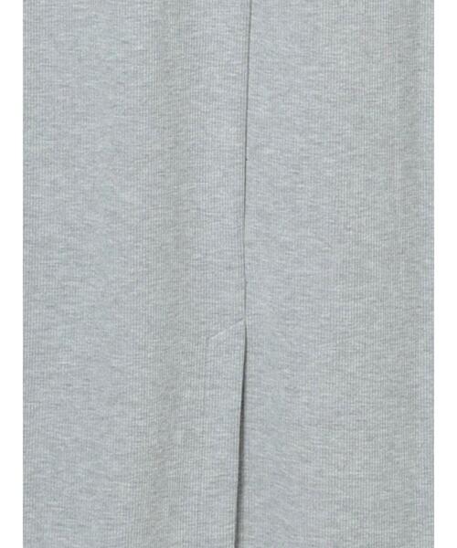 Te chichi TERRASSE（テチチテラス）の「配色リブカットワンピース（ワンピース・レディース・モカ/グレー/ブラック・F）」の17枚目の写真