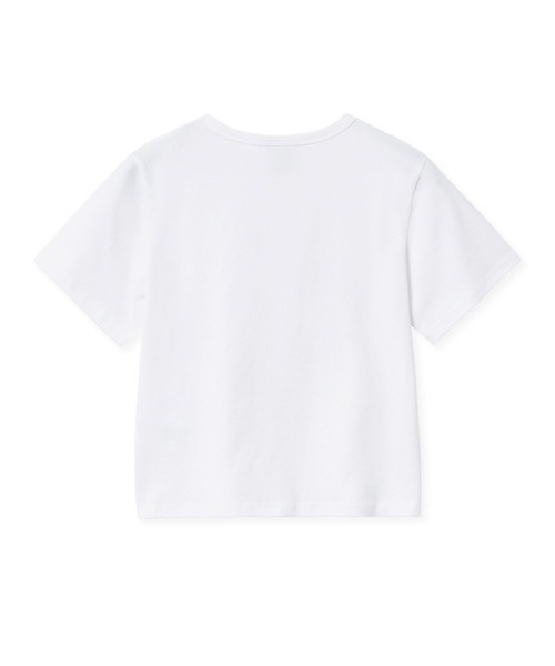 Midnight Move（ミッドナイトムーブ）の「Midnight Move／FL CROP  T（Tシャツ/カットソー・レディース・ブラック/ホワイト・FREE）」の14枚目の写真