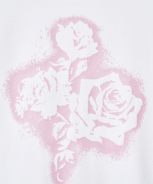 Midnight Move（ミッドナイトムーブ）の「Midnight Move／FL CROP  T（Tシャツ/カットソー・レディース・ブラック/ホワイト・FREE）」の15枚目の写真