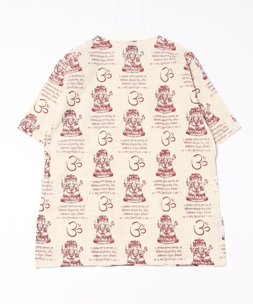 MARAI(マーライ)の「ガネーシャ5分袖キーネックプルオーバー(Tシャツ/カットソー・レディース・グレー/レッド/ブラウン/ブラック・FREE)」の6枚目の写真