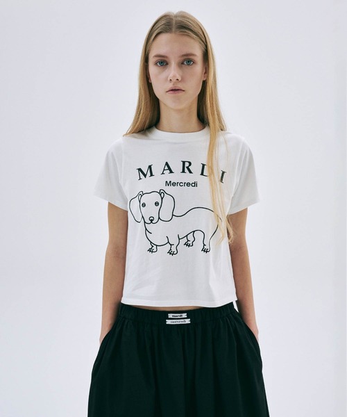 [子犬の絵] Mardi Mercredi TSHIRT DDANJI CH.06 TSHIRT DDANJI CH.06（Tシャツ/カットソー）｜Mardi Mercredi